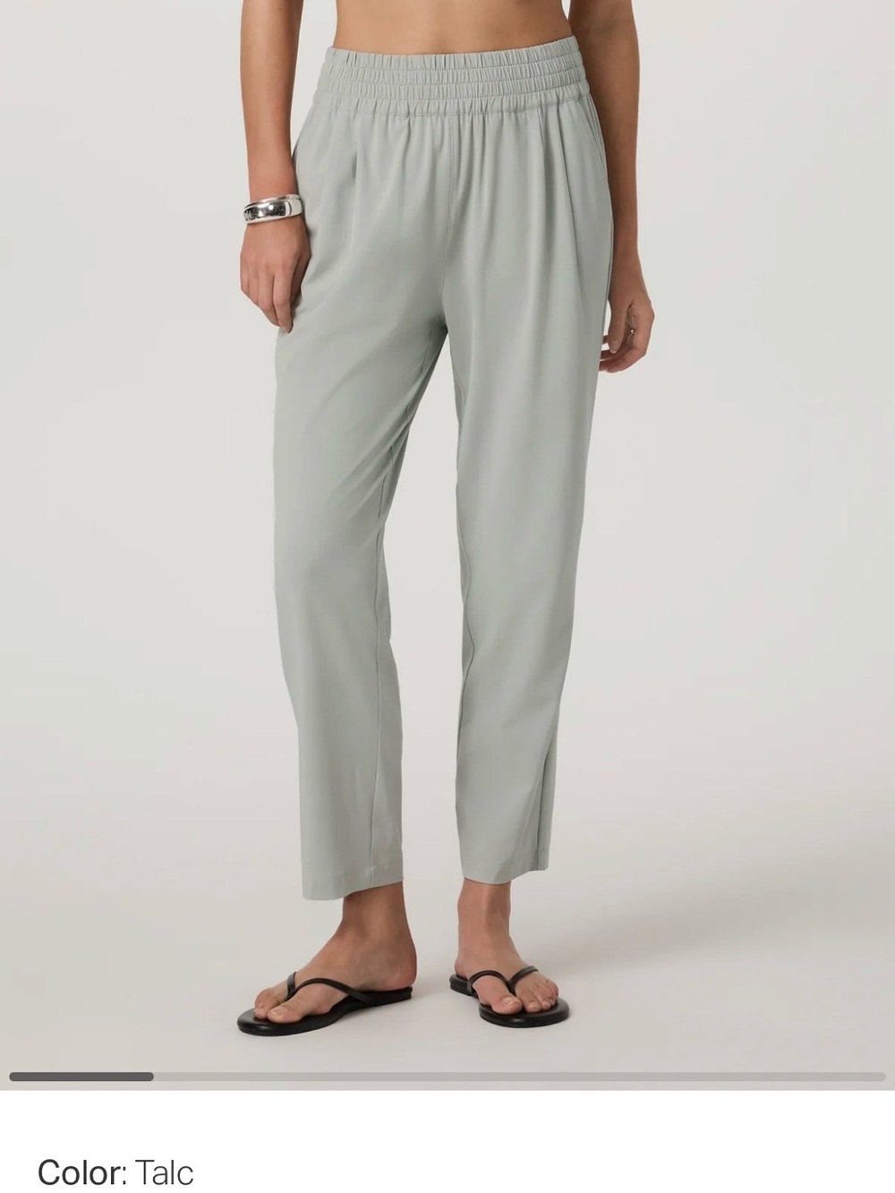 Vuori Villa Ankle Pant in Talc, size XS